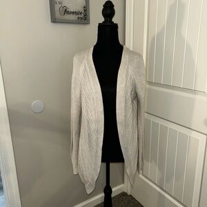 Belldini Cream Open-Front Cardigan
